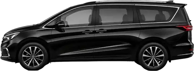 Black 7 seater MPV
